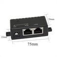thumbnail image 4 of 100Mbps 5V 12V 24V 48V/1A POE Injector Power Splitter for IP Camera POE Adapter Module Accessories,1 x POE Adapter,Black, 4 of 7