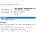 thumbnail image 2 of Spark Plug Seal - Compatible with 2015 - 2016 BMW 435i Gran Coupe, 2 of 2