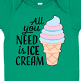 thumbnail image 4 of Inktastic All You Need is Ice Cream with Ice Cream Cone Boys or Girls Baby Bodysuit, 4 of 5