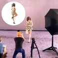 thumbnail image 4 of HILABEE Figurines 1/64 Poupée de Célébrité d'Internet Décoration Poupée en Résine Collectionnable Tabl de Sable Vêtements Rouges Fille, 4 of 9