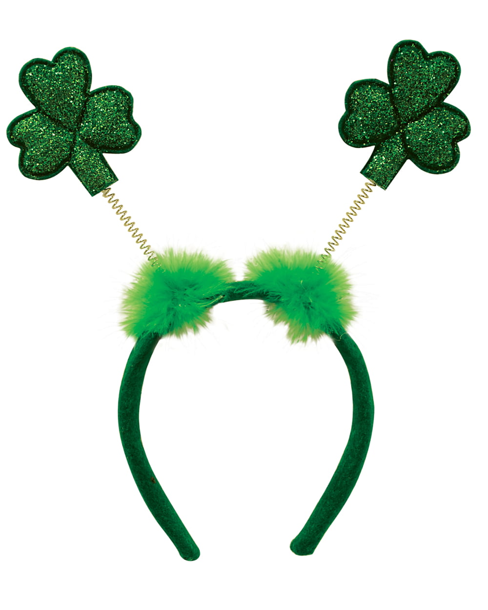 Chuangdi 6 Pieces St 3 Styles Patricks Day Headbands Shamrock Headboppers Costume Headbands for Irish Party Accessories