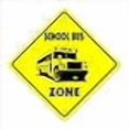 thumbnail image 3 of SignMission X-20-SCHOOL BUS 20 in. School Bus Zone Xing Crossing Sign, 3 of 4