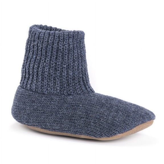MUK LUKS Men's Morty Ragg Wool Slipper Sock
