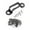 Black, variant on 100 Pieces Invisible Connector Screw Fasteners 2 in 1 Hidden Connectors Cabinet Hinge Assembly Furniture Hardware Accessories Full