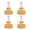 4 Sets, variant on Jkung Tart Shell Mold Plastic Pastry Dough Stamper Kit Pie Crust Mold DIY Cake Tart Pan Mold for Egg Tart Shells Cheesecake Pastry Cupcake Muffin