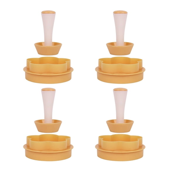 Jkung Tart Shell Mold Plastic Pastry Dough Stamper Kit Pie Crust Mold DIY Cake Tart Pan Mold for Egg Tart Shells Cheesecake Pastry Cupcake Muffin