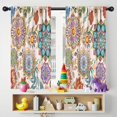 thumbnail image 5 of Blackout Kids Curtains,Pioneer Flower Floral Print Pattern Childrens Insulated Curtains Set Of 2,Bedroom Essentials,Toddler Room Decor 42"x54", 5 of 5