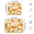 thumbnail image 4 of Yayeee Dish Drying Mat for Kitchen Counter 16"x18" Microfiber Absorbent Pad, Geometric Circles, 4 of 7
