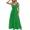 Green, variant on OSOLU Women Casual Dress U Neck Sleeveless Solid Color Detail Everyday Basic Summer Dresses Leisure Sundress Wedding Guest Dresses For Women