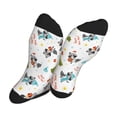 thumbnail image 5 of Sigee happy new year Raccoon for Contrast Design Crew Soft Moisture-Wicking Socks Crew Casual Athletic Stretchy Loose Socks, 5 of 7
