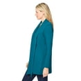 thumbnail image 3 of Woman Within Plus Size 2-Fer Cardigan & Attached Lace Tunic, 3 of 6