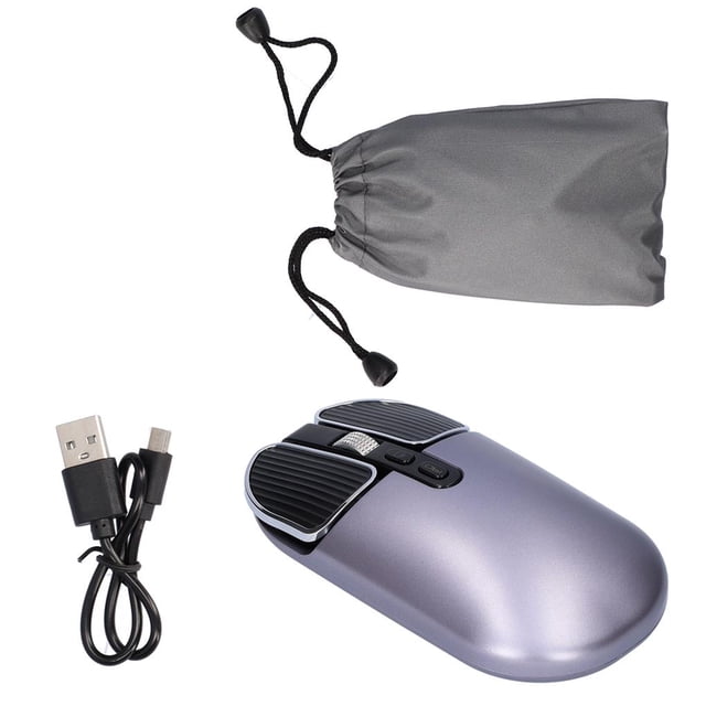 Ratón Inalámbrico Recargable Mute Quiet Click Mouse Ratón Ergonómico Conexión 2.4G 800/1200/1600Dpi Tecla De Acceso Directo De Escritorio Delgado Para Pc Laptop Notebook seitruly EL014172-02