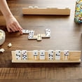 thumbnail image 3 of 6 Pcs Supports de Dominos en Bois Réutilisables Supports de Dominos DIY, 3 of 9