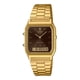 thumbnail image 1 of Casio Reloj Unisex Vintage Analógico Digital de Acero Inoxidable en Tono Dorado con Esfera Marrón de Cuarzo AQ-230GA-5A, 1 of 3