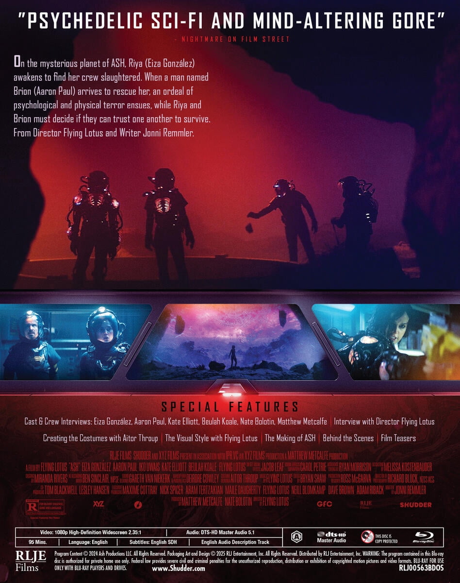 Ash Blu-ray, Sci-Fi & Fantasy, 2025, R Rated - Walmart.com