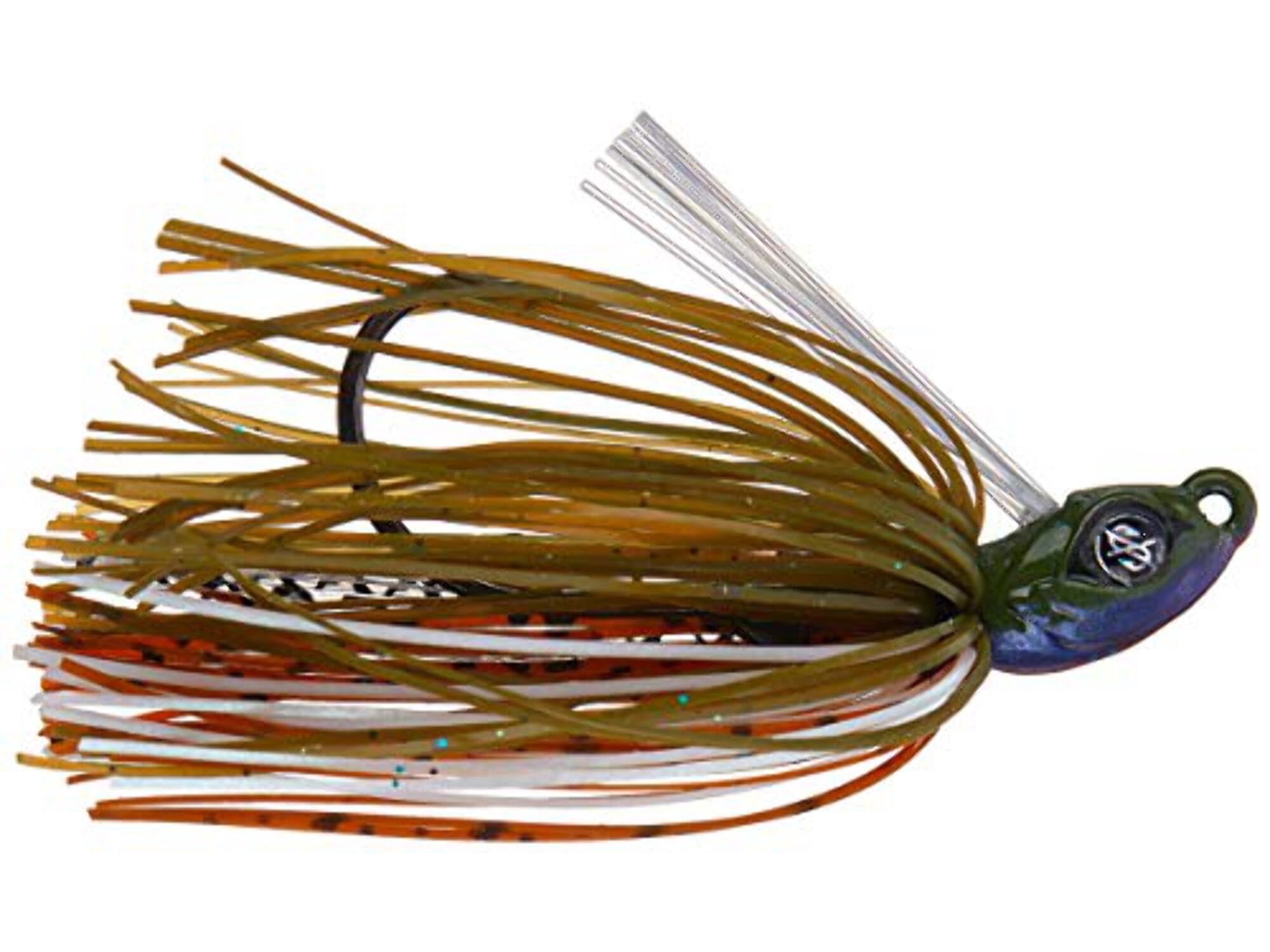 Googan Squad Grass Hero Jig Chartreuse White, 3/8 oz, 4/0 Hook