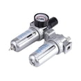 thumbnail image 1 of Air Pressure Regulator, Air Compressor Filter Regulator, SFC300 3/8 Moisture Trap Cleaning Separator, 1 of 9