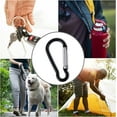 thumbnail image 6 of 10Pack Aluminum Keychain Carabiner Spring Clip D Shape Hook Durable Sport Accessories, 6 of 10