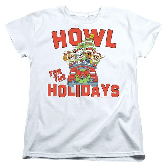 Paw Patrol Howl For The Christmas Holidays Women's T Shirt