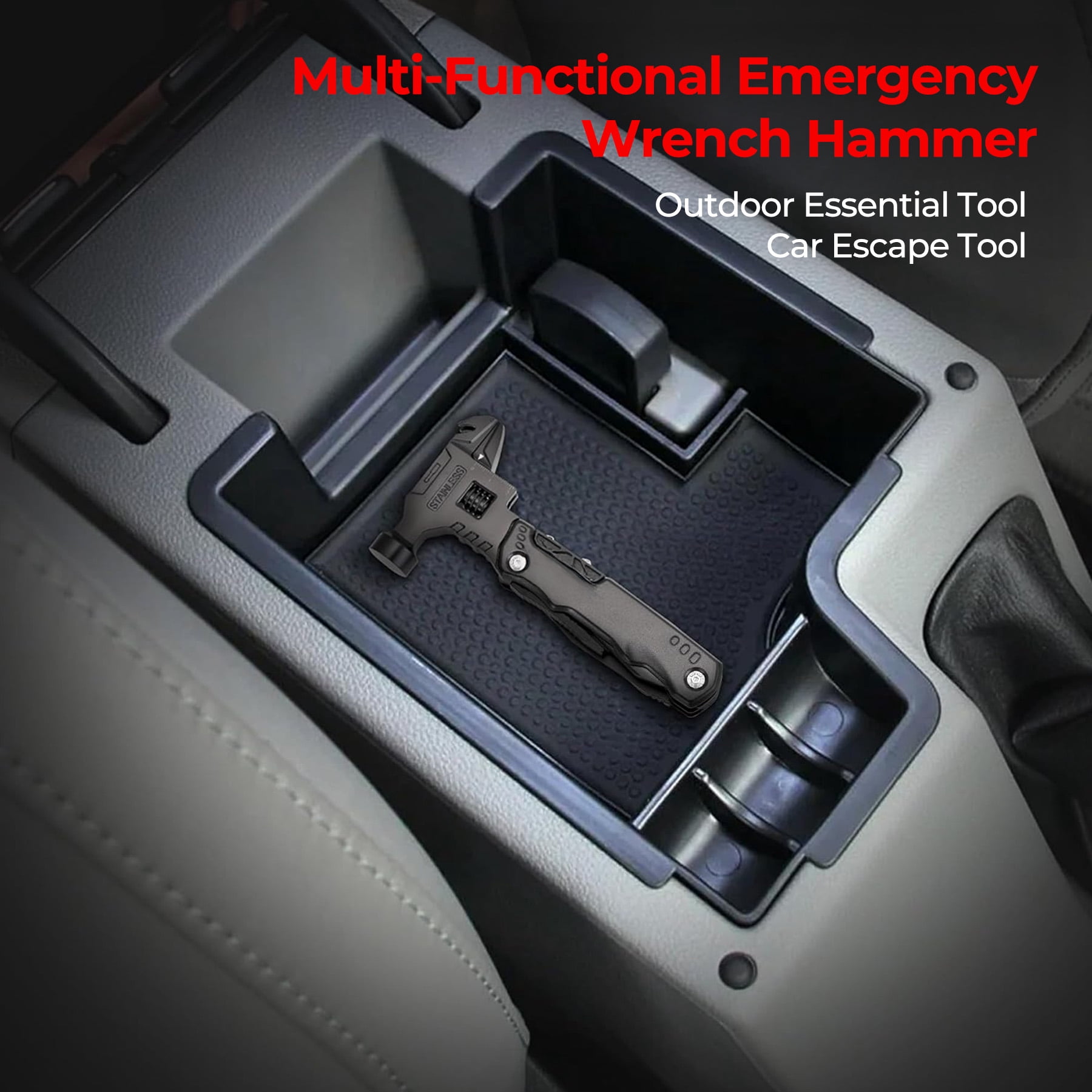 Multi-Function Combination Tool Outdoor Knife Pliers Adjustable Wrench Set Universal Folding Pliers Suitable for Outdoor Camping and Home Repairs Multi-Function Hammer - The Perfect Gift for Men