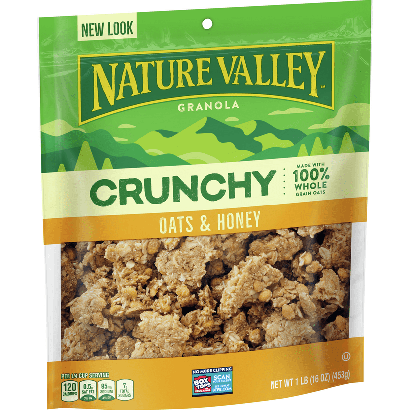 Nature Valley Oats Honey Big Crunchy Granola Breakfast Cereal 16 Oz Walmart Com Nature Valley Oats Honey Big Crunchy Granola Breakfast Cereal 16 Oz Walmart Com
