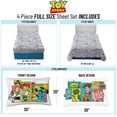thumbnail image 3 of Toy Story You've Got a Friend 4-Piece Full Sheet Set, Polyester, White, Disney, 3 of 12