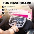 thumbnail image 6 of Ambifirner 24V 2 Seater Ride on Car Electric UTV W/Parents Remote Control,Four-Wheel Suspension,LED Lights,Portable Handle with USB,MP3,Music,Bluetooth, Power Displar, 6 of 7