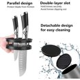 thumbnail image 3 of Block Detachable Round Knife Holder Only Knife Storage Stand Keep Knives Organized and Clean (Grey), 3 of 5