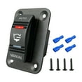 thumbnail image 1 of Rocker Switch Panel,3 way switch toggle rocker panel control,car boats marine RV 12v 24v on off rocker switch,automotive trailer toggle switches controller,5 pin pre wired switch panel Bilge, 1 of 9