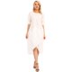 thumbnail image 1 of Vestido de mujer de moda O Cuello de manga corta Cintura alta Bolsillos de dobladillo asimétric CACAGOO Vestido de mujer, 1 of 7