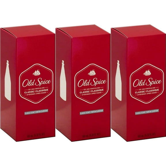 Old Spice Classic After Shave 6.37 oz ( Pack of 3)