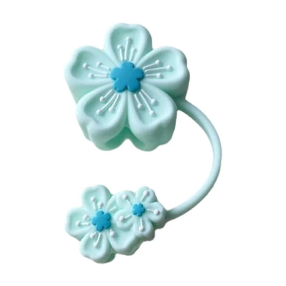 Flower Straw * Silicone Straw Topper For 10mm Caliber % Cute Topp Straw G69C Y7K8