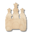 thumbnail image 2 of Unfinished Wood Etched Castle Shape 3" / 1/4", 2 of 2