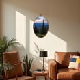 thumbnail image 5 of Canvas Wall Art Scenic Blue Ridge Parkway Appalachians Smoky Mountains Spring Modern Oval Framed Canvas Prints Vintage Wall Hanging Decor for Home Decorations 8.6"x11.4", 5 of 7