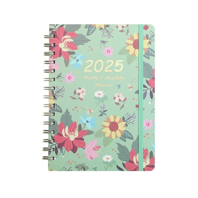 Vaidha 2024 Personalized Weekly And Monthly Planner Flower Schedule English Diary