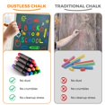 thumbnail image 2 of Juego de tizas Jar Melo Dustless para niños, 12 unidades con soporte lavable, 2 of 7