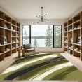 thumbnail image 2 of ODIKA 8'x10' Machine Washable Non-Slip Area Rug, Abstract Olive Green High Traffic Rug, Green, 1284503, 2 of 7