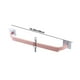 thumbnail image 3 of Estante de pared para zapatillas de baño Frees, diseño de 2 niveles con marco de metal, almacenamiento plegable y ajustable, ideal para el hogar y el dormitorio.,Wsvlmg, 3 of 8