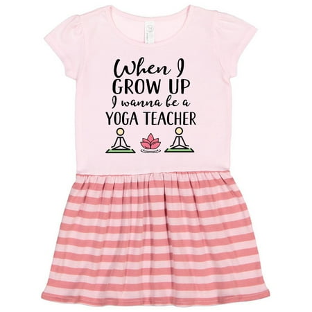 

Inktastic Future Yoga Teacher Instructor Gift Toddler Girl Dress