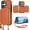 Brown, variant on for  Crossbody Wallet Case Compatible with iPhone 17, RFID Blocking Protective Purse Case with Card Slots Holder Kickstand Wrist Strap Lanyard Zipper 6.3 Inch 5G (Black)
