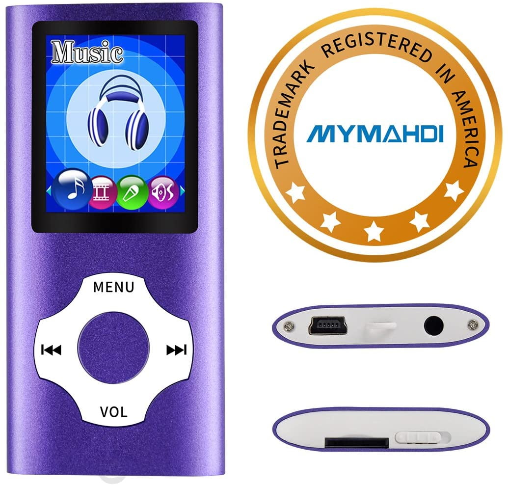 MYMAHDI MP3/MP4 Music Player with 16GB Memory Card(Expandable Up to