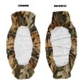thumbnail image 6 of XYZCANDO Brown Camo Forests Seat Cover for UTV Set 2 Pcs UTV Front Bench Seats Cover Compatible with Kawasaki Mule 4000 Breathable Bench Seat Covers Accessories Easy-Clean, 6 of 7