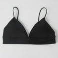 thumbnail image 6 of Wuffmeow Lady Sexy Deep V Bras For Women Push Up Seamless Bra Large Size Bralette Comfort Wireless Female Underwear,Black,L, 6 of 8