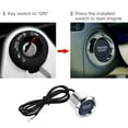 thumbnail image 3 of Engine Starter Button, High Sensitivity Bright LED Light Plastic Ignition Switch  For Vehicles, 3 of 8