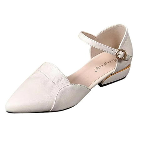 nsendm Shoes for Women Sandals Heels Tan Sandals For Women Ladies Heel High Heel Flat Sandals for Women Summer Beige 7