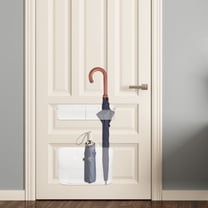 HEANUJJ Transparent Wall Umbrella Holder with Drip Tray for Hallway Storage