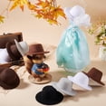 thumbnail image 5 of 15Pcs Mini Formal Hats Miniature Doll Hats 5 Colors Doll Miniature Hat Christmas Doll Crafts Hat Mini Hat Fascinator Base, 5 of 8