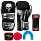 thumbnail image 1 of Guantes de Boxeo 16 Oz Onzas New Sport Kit con Vendas y Bucal Muay Thai Kick Boxing Mma Box con Malla Transpiracion Mod Split Silver, 1 of 1
