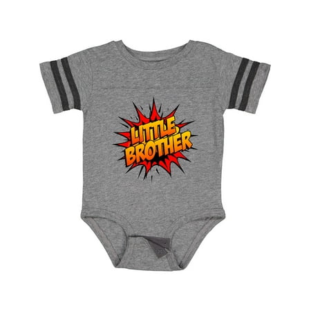 

Inktastic Little Brother Comic Book Gift Baby Boy Bodysuit