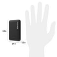 thumbnail image 3 of Banco de Energía cargador  Portátil  Pocket Juice Slim Pro de 5000 mAh con Dos Puertos USB de Carga, 3 of 7